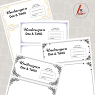 PRAYER AND TAHLIL INVITATION 7 DAYS/ 40 DAYS 100 DAYS