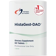 Designs for Health HistaGest-DAO - Diamine Oxidase DAO Enzyme to port Digestion of Histamine-Contain