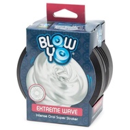 BlowYo - Extreme Wave Intense Oral Super Stroker (Clear) / Sex Toys for Men / Stroker