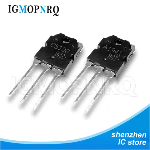 5pcs 2SA1941 2SC5198 TO-3P 2SD1047 2SB817 TO-247 A1941 C5198 D1047 B817 TRANSISTORS