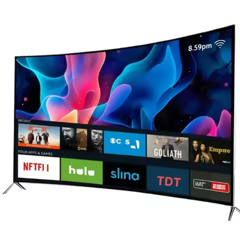 4K Curved Screen TV Television 65 Inch UHD Android Smart TV 50 55 60 65 Inch Digital LED TV Set