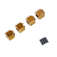 Brass 7mm Wheel Hex Thickness 4/5/6mm For 1/24 RC Crawler FMS FCX24 FCX18 Upgrade (FCX24-07)