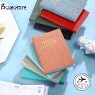 BSUNSTORE 2026 Agenda Book, with Calendar Pocket Appointment Book, Portable A7 Notebooks Students