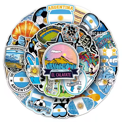 10/50PCS Argentina Cartoon Stickers National Outdoor Urban Travel Landmark Decoration DIY Toys Lapto