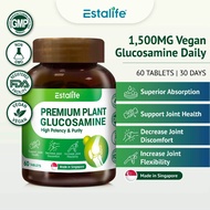 Estalife Plant Glucosamine Vegetarian 1500MG | Sulfate | Joint Pain | 素 植物 葡萄糖胺 | 60 Tablets