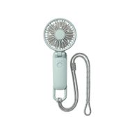 Rhythm พัดลมพกพา โมเดล 2025 Handy Fan Silky Wind Mobile 3.2 - 9zf040rh พัดลมพกพา ไม่มีเสียง สีฟ้า -9