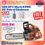 【FREE SHIPPING】550 XP® Mark II HUSQVARNA 20" Pro Petrol Chainsaw 550XP 2 Stroke Engine with Free Gif