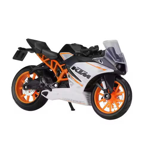 Maisto 1:18 Ktm Rc 390 Motorcycle Simulation Alloy Model With Base