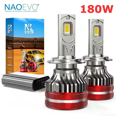 NAOEVO NL 180W H7 H4 H11 Canbus Led Bulbs 880 HB1 9004 HB3 9005 HB4 9006 9012 Led Lights 12V Suitabl
