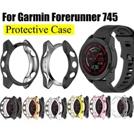Garmin Forerunner 745 Case TPU Plating Soft Cover for Garmin 745 Smart Watch Replacement Protective Shell For Garmin Forerunner 745