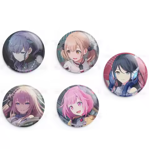 Asahina Mafuyu Otori Emu Hoshino Ichika Hoshino Ichika Project Sekai Glitter Brooch Bag Button Cloth