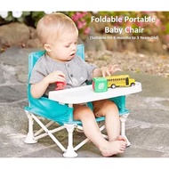 Foldable Multifunctional Travel Portable Indoor Outdoor Baby Chair with Tray baby dining chair