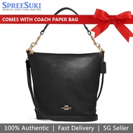 Coach Handbag With Gift Paper Bag Abby Duffle Black # F31507