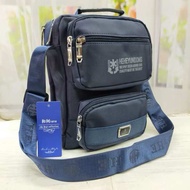 Tas selempang pria nilon anti air bahan awet hehebag