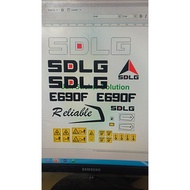 SDBG E690F Excavator Sticker Decal Sticker