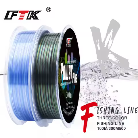 FTK 3D Invisible Spot Fishing Line Speckle Fluorocarbon Coating Fishing Line 4.13LB-34.32LB Super St