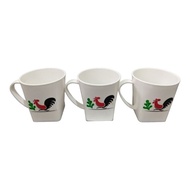 Cup Glass Rooster Cup Glass/ Cute Cup Glass/ Lemony Cup/