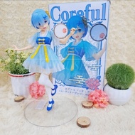 Action Figure Re Zero Anime Girl Cake Topper Unit Figurine Ram Rem Emilia Anime Girl Retail