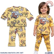 Lion King Hakuna Matata 2-PC Ribbed Set (AA484B) | 6M-5Y