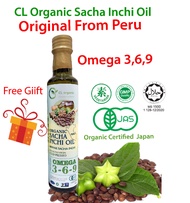 CL Organic Premium SACHA INCHI OIL 印加果油 MINYAK SACHA INCHI (250ml)(free gift)