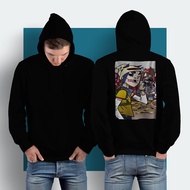 Noodle Gorillaz Hoodie Jacket Hoodie Jumper Pullover & Zipper (Zipper) Cotton Fleece Material