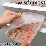 WISDOMEST Food Preparation Storage Box Home Crisper Kitchen Gadgets Dishes Refrigerator Freezer Organizer