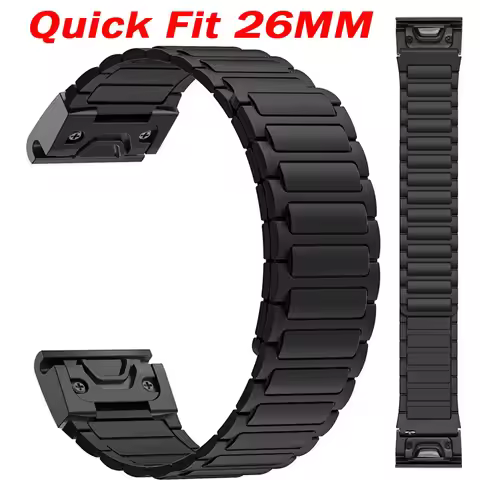 26mm Magnetic Silicone Strap For Garmin Band Fenix 8 7X 7 Pro Fenix 6X 5X 5Plus Tactix 7 Enduro 3 2 