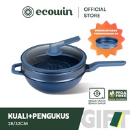 Ecowin cookware non stick pot frying pan wok periuk  pressure cooker with steamer cooking pot