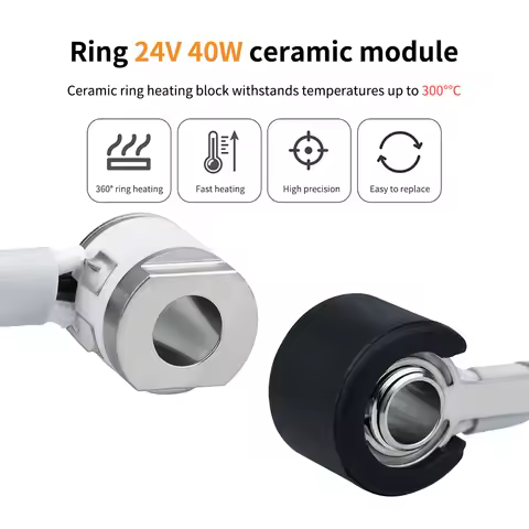3D printer accessories E3D Revo integrated ceramic hot end kit 24V 40W thermistor heating block kit