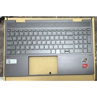 HP 15-EY Series OEM US Palmrest w/ Backlit Keyboard Genuine Black N15946-001