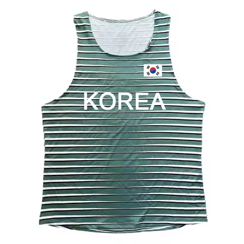 KOREA Run Athletics Tank Top Runnning Speed Singlet Fitness Shirt Mens Clothing Guys Sleeveless Vest