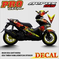 AEROX sticker DECAL/ aerox 155 sticker DECAL best selling aerox decal/ AEROX NARUTO DECAL/ AEROX DEC