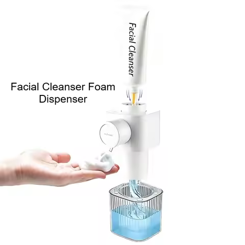 Facial Cleanser Foam Dispenser,Electrically-powered Automatic Portable Soap Generator, Facial Cleans