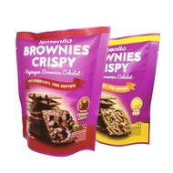 [GJK] LEMONILO Brownies Crispy 35g - Chocochips Keju - Cemilan Diet Sehat - Lemonilo Bronis Coklat -
