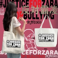🍤 JUSTICE FOR ZARA Tote Bag #Stopbullying #JusticForZara Canvas Bag Simple Shoulder Carry high-capac
