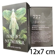 12x7 cm Angel Number Oracle Cards Games