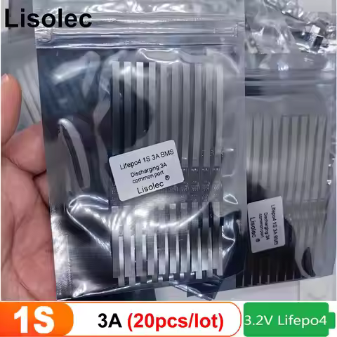 Lifepo4 1S 3.2V 18650 32650 BMS 3A Charge Discharge Protection Board 32700 26650 Lithium Iron Phosph