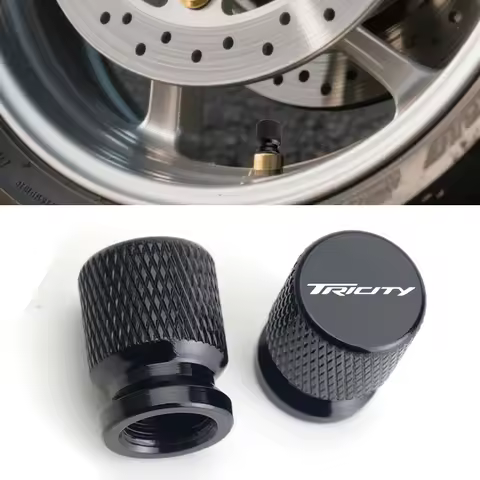 Motorcycle CNC Aluminum Wheel Tire Valve Airtight Caps Dustproof Cover For YAMAHA Tricity 125 Tricit