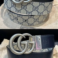 💎Han's house精品服飾💎GUCCI 古馳 金屬 老花 雙面用 腰帶 皮帶 寬3.6cm 原價18500