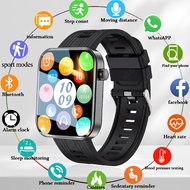 LIGE 2023 New Smart Watch Mens Fitness Tracker Blood Oxygen Health Life Waterproof  Bluetooth Call   Women Full Touch Smartwatch