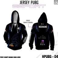 Viral Jersey hoodie zipper esport game shirt evos pubg long sleeve