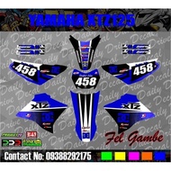 Yamaha Xtz 125 decals