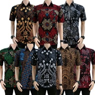 PRIA KEMEJA Men's Short-Sleeved Batik Shirt - Men's Batik - Men's Batik - Men's Batik - Batik Shirt - Men's Batik Hem