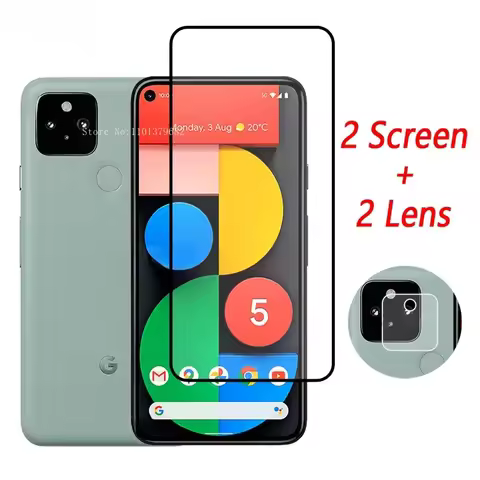 Full Cover Tempered Glass For Google Pixel 5 Screen Protector For Google Pixel 6 6A 7 Pro Camera Gla