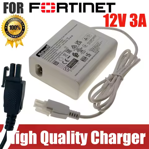 12V 3A AC Adapter FSP036-RAB FSP036-RBBN2 Charger for Fortigate Fortinet Firewall FG-60C 60D 90D 50E