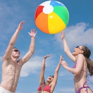 New Inflatable Beach Ball Children's Water Six-color Ball PVC Inflatable Beach Ball Bag Children's Toys