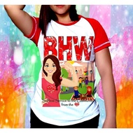 BHW Sublimated Raglan Shirt Women's T-shirt Unisex Sublimation Print Design Shirts