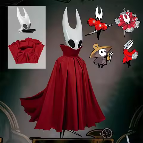 Cosplay Costume Game Hollow Hornet Suit Knight Christmas Performance Cape Masks Girl Boy Clothe Broo