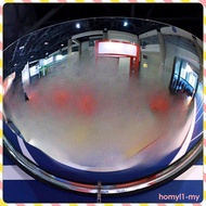 [HomylaeMY] Half Dome Mirror Half Convex Mirror Accessories 180 Degree Viewing Angle for Shop