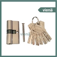 [ VIENA ] Large Door Lock Cylinder Brass Heart Key Computer Keys / 7 Keys
